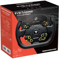 Thrustmaster EVO Racing 31U Leather – Afneembaar "U"-Vormig Racestuur met EVO Hub – 25 Knoppen & LED's – PS5, Xbox & PC
