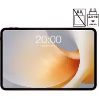 Teclast T65 Plus tablet met 13,4 inch 120 Hz-scherm, Android 15, dual-sim 4G LTE + 5G wifi, MTK G99 2,2 GHz achtkernig, 20 GB RAM + 256 GB ROM, Widevine L1/8 MP + 13 MP/Bluetooth 5.2/GPS, 2025