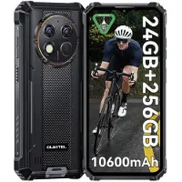 Oukitel G1 (6 GB + 256 GB) robuuste zwarte smartphone