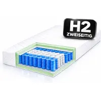 Sofello pocketveringmatras LUX, afmetingen 120x200 cm, met HR-schuim H2