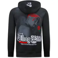 Top Star 2pac hoodie thug life
