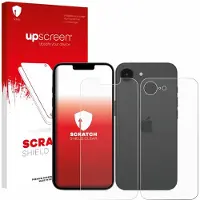 Upscreen - Screenprotector voor Apple iPhone 17e (Voor+Achter) - Folie Beschermfolie transparant