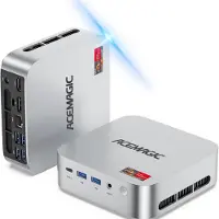 NiPoGi ACEMAGIC M1 Mini PC, AMD Ryzen 7 7735HS (8C/16T, tot 4.75Ghz),24GB LPDDR5 512GB M.2 SSD Windows 11 Pro Mini PC mit AMD Radeon Graphics | 4K Triple Display |Type-C | WiFi6 | BT5.2