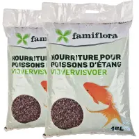 Famiflora Koi Mix OSW Astax Pond Pellet - 2x 15L (30L) - 6mm Korrel - Premium Koivoer - Met Astaxanthine voor Intense Kleuren - Stimuleert gezonde groei zodat je koi groot en sterk worden