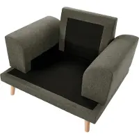 Beliani KILDAL - Fauteuil - Groen - Polyester