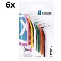 Miradent Interdentale Ragers I-Prox L Assorti 6x 6 stuks