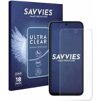 Savvies - Screenprotector voor Oppo A6s 4G - Folie Beschermfolie transparant 18 Stuks
