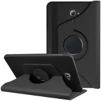 EtuiTab Serie - Tablethoes - Samsung Galaxy Tab E - 9.6 SM-T560 T565 - 360 Graden - Ciemno-niebieski