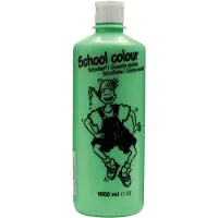 Talens School Colours Bottle 1000 ml Light Green 601 (36716010)
