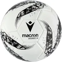 MACRON Degree XI (Size 4) Trainingsbal - Wit / Zwart | Maat: 4