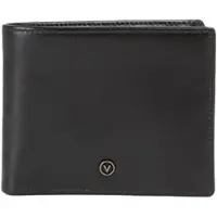 Valentino Leren kaarthoes Courage Card Case Nero zwart