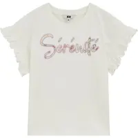 We fashion Shirt 'Serenite' ivoor / geel / sering / offwhite