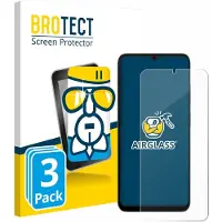 BROTECT Screenprotector 3 Stuks voor Doogee Note 56X Pro Beschermglas transparant