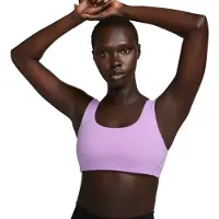 Nike Alate All U Licht gevoerde sport-bh met U-vormige hals en lichte ondersteuning - Paars | Maat 2XL