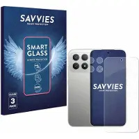 Savvies 3 Stuks Screenprotector - geschikt voor Xiaomi Poco F8 Pro 5G (Voor+Camera) - beschermfolie glas transparant