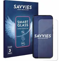 Savvies 3 Stuks Screenprotector - geschikt voor Motorola Moto G67 - beschermfolie glas transparant