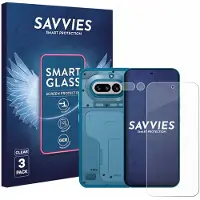 Savvies 3 Stuks Screenprotector - geschikt voor Nothing Phone (4a) (Voor+Camera) - beschermfolie glas transparant