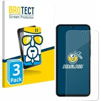 BROTECT Screenprotector 3 Stuks voor Samsung Galaxy A37 5G Beschermglas transparant