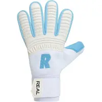 Real All Stop Aqua (Limited Edition) Keepershandschoenen - Wit / Hemelsblauw | Maat: 9,5