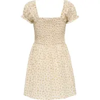 ONLY GIRLS Jurk 'KOGERIL' beige / wit