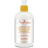 Shea Moisture SheaMoisture Kokos Custard Make It Last Wash N' Go Shampoo 13 fl oz, verpakking van 1