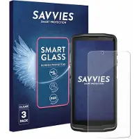 Savvies 3 Stuks Screenprotector - geschikt voor Crosscall Core M6 - beschermfolie glas transparant