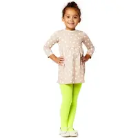 Merry Style WL-010 Kinderen Panty - 60 DEN -Microvezel - Meisjes - Polyamide - Neongeel - 92-98