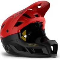 Met Parachute MCR Mips Helm afneembare kinriem Rood/Zwart || Maat: S (52-56 cm)