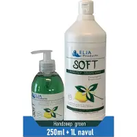 Elja Handzeep groen 1L + 250ml Pouse Mousse