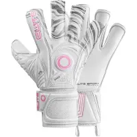 Elite Sport Fluir Keepershandschoenen Wit Roze