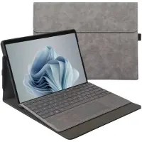 EtuiTab Surface Pro Serie - Tablethoes - Grijs - Magnetisch Sluiting - Standfunctie