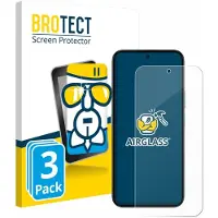 BROTECT Screenprotector 3 Stuks voor Honor Play 10C Beschermglas transparant
