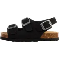 The Divine Factory Huisschoenen 'Kinder-Lederpantolette Noga Mistraly BS Edge' zwart