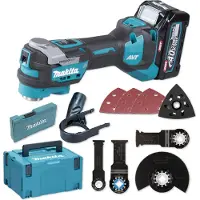 Makita tm001gz03 TM001GZ03 Multifunctioneel accugereedschap Brushless, Zonder accu, Zonder lader 40 V Aantal meegeleverde accus: 0