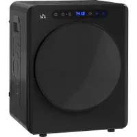 HOMCOM Wasdroger Roestvrij staal, ABS 49L x 43B x 61H cm Zwart