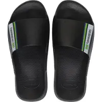 Havaianas - Slide Brasil - Sandalen 35/36, zwart