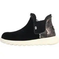 HEY DUDE Branson Novelty Leather Vrouwen Zwart/Snake Laarzen
