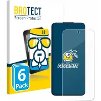 BROTECT Screenprotector 6 Stuks voor Oppo A6s Pro Beschermglas transparant