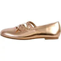 Poti Pati Ballerina's 'Supermodische Ballerinas für Kinder mit Gummizügen' goud