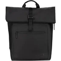 Jost laptop rugzak vrijetijdsrugzak met laptopvak Halmstad Courier Backpack Black zwart