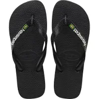 Havaianas Slim Brasil Logo Flip Flops Zwart EU 41-42 Vrouw