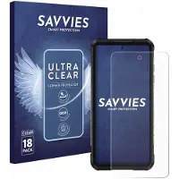 Savvies - Screenprotector voor Ulefone RugOne Xever 7 Pro - Folie Beschermfolie transparant 18 Stuks