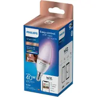 Philips Smart Lighting Slimme Ledlamp C37 Gekleurd E14 4,9w