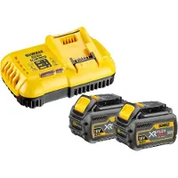 DeWalt DCB118T2-QW 18 / 54V FlexVolt Li-Ion Accu Starterset (2x 6.0Ah) + Lader