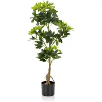 Hjh OFFICE Kunstplant / Kunstboom SCHEFFLERA groen