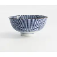Tokyo Design Studio – Sendan Blue Rijstkom – 300 ml – 11.7 x 5.5 cm – Blauw/Wit
