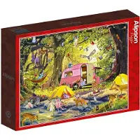 Alipson Puzzle legpuzzel Camping des Fées bosvrienden 1000 stukjes.