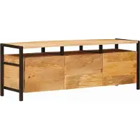 Syfax Opslagkasten met lade Bruin 110 x 30 x 40 cm Massief Mango Hout