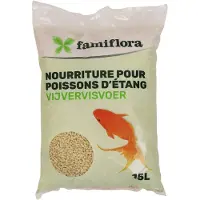 Famiflora Premium Pond Sticks vissenvoer 15L / 2.5KG - Visvoer voor koi en siervissen - Premium geëxtrudeerde sticks - Rijk aan tarwekiemen & hoogwaardige ingrediënten