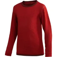 Woolpower Longsleeve Kids Crewneck 200 Autumn Red-Maat 98 - 104